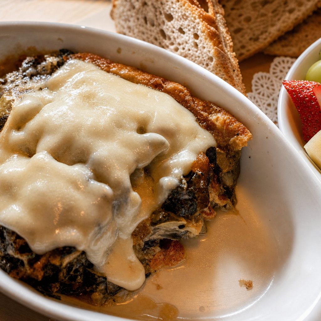 Veggie Quiche.