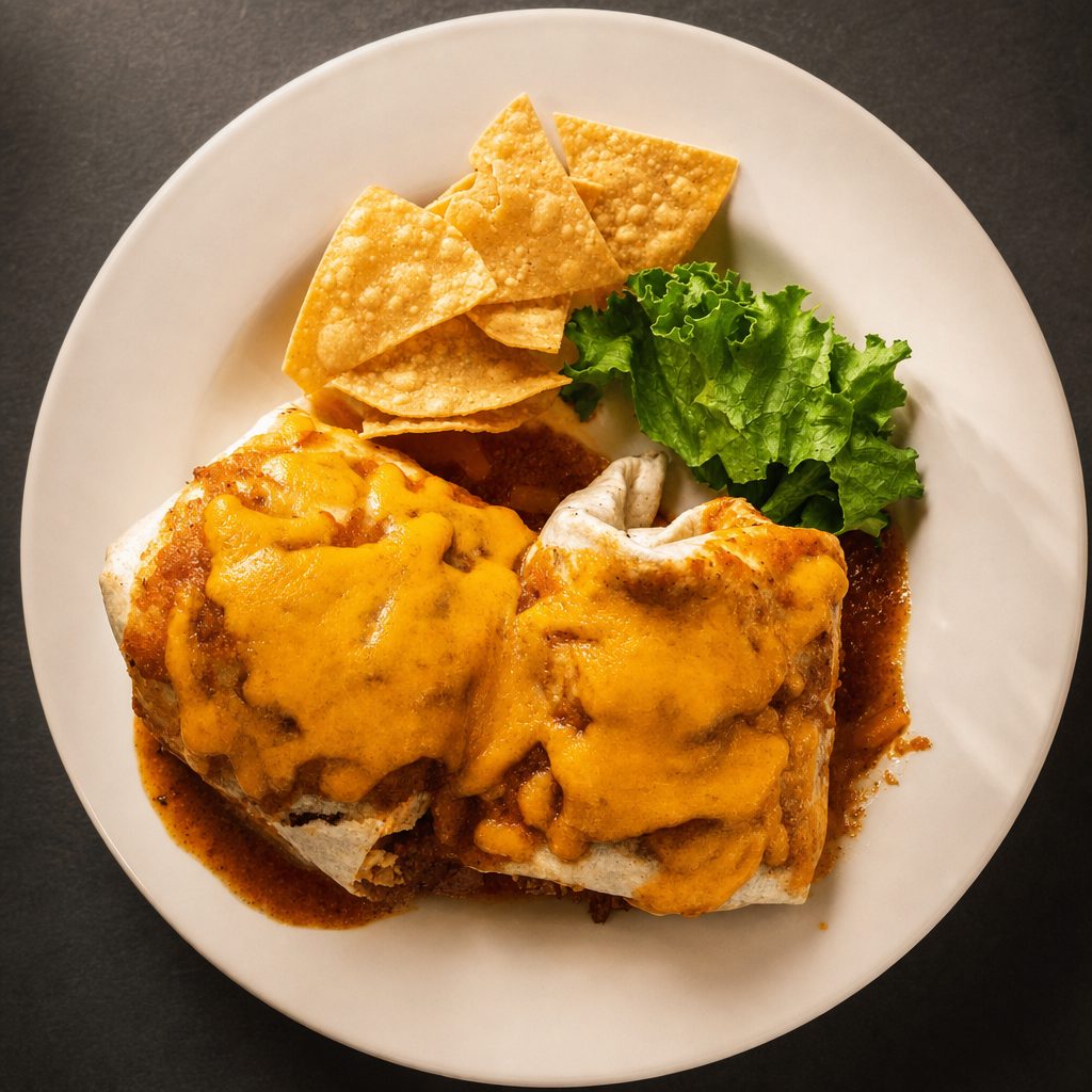 Wet Chorizo Burrito.